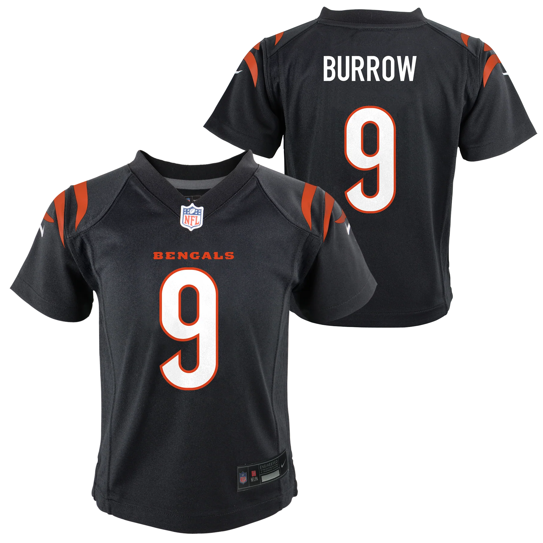 Kids Joe Burrow Black Child Nike Replica Jersey