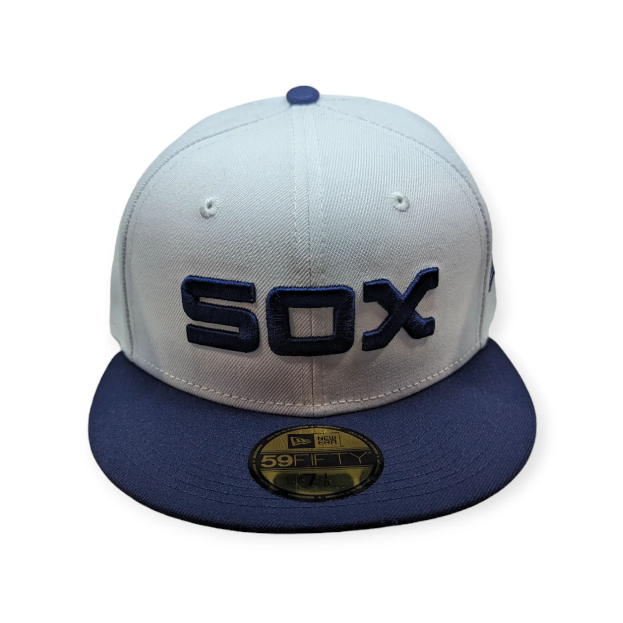 Chicago White Sox 1979 New Era Cooperstown Classics White/Navy 59FIFTY Fitted Hat