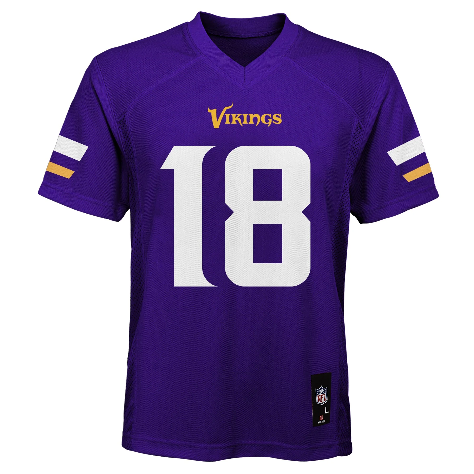 Youth Justin Jefferson Minnesota Vikings Purple Replica Mid Tier Player Jersey