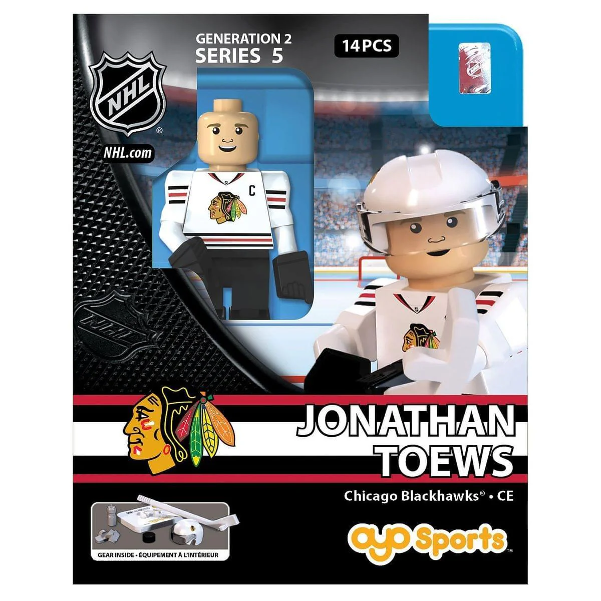 Chicago Blackhawks Center Jonathan Toews #19 Road Jersey Oyo Generation 2 Series 5
