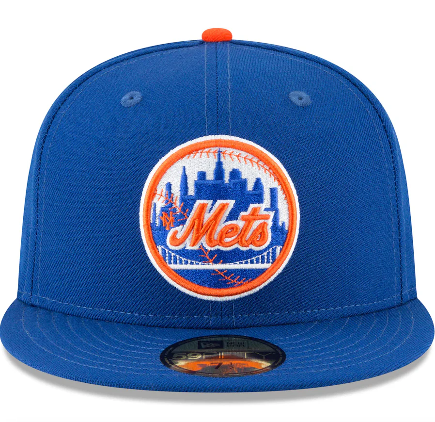 Men's New York Mets New Era Blue 1962 Cooperstown Collection Wool 59FIFTY Fitted Hat