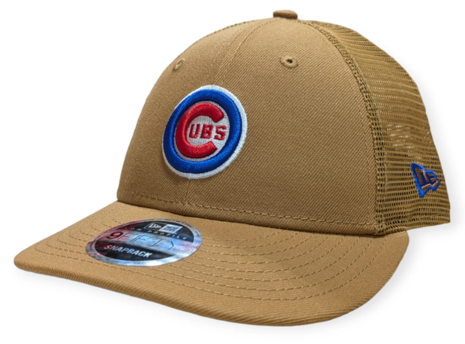 Chicago Cubs New Era Bronze Low Profile Trucker 9FIFTY Snapback Hat