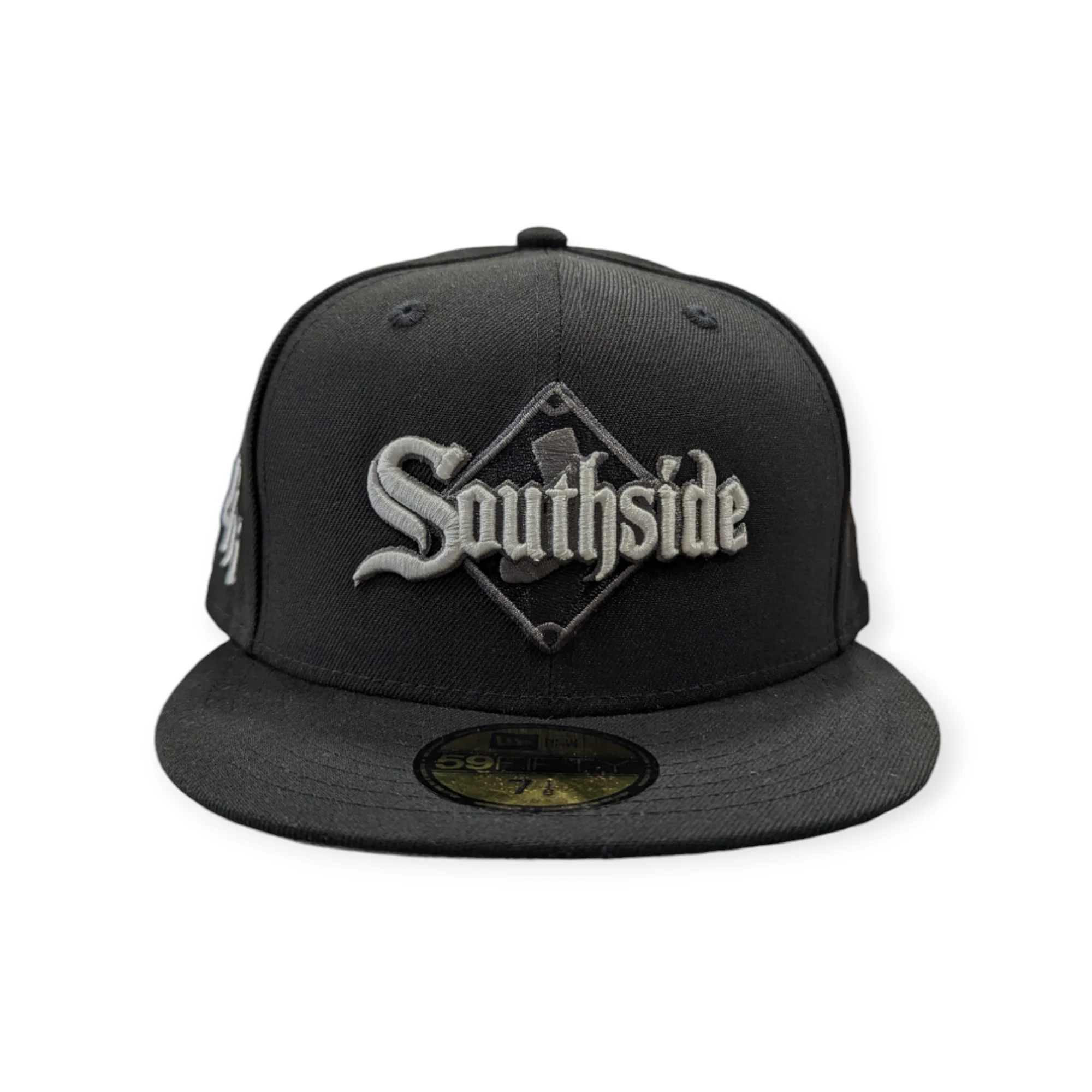 Chicago White Sox New Era Southside Diamond Black 59FIFTY Fitted Hat