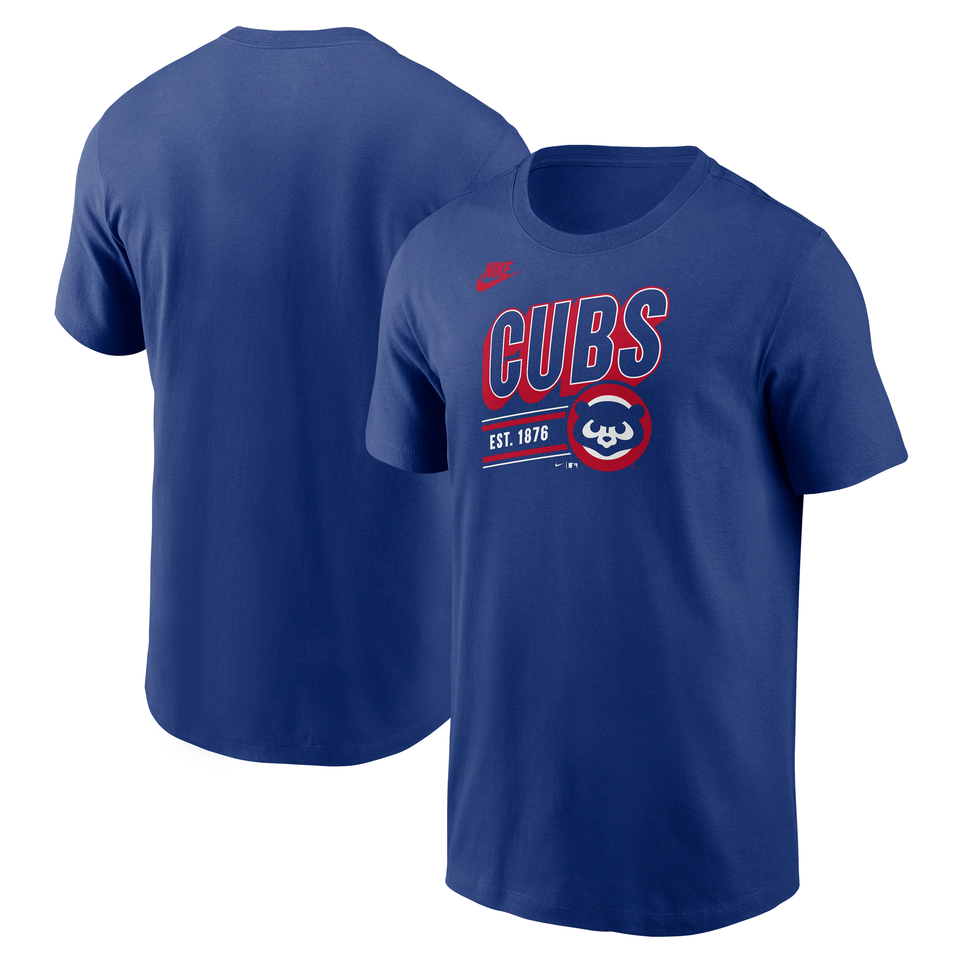 Men's Chicago Cubs Nike Royal Blue Cooperstown Retro T-Shirt