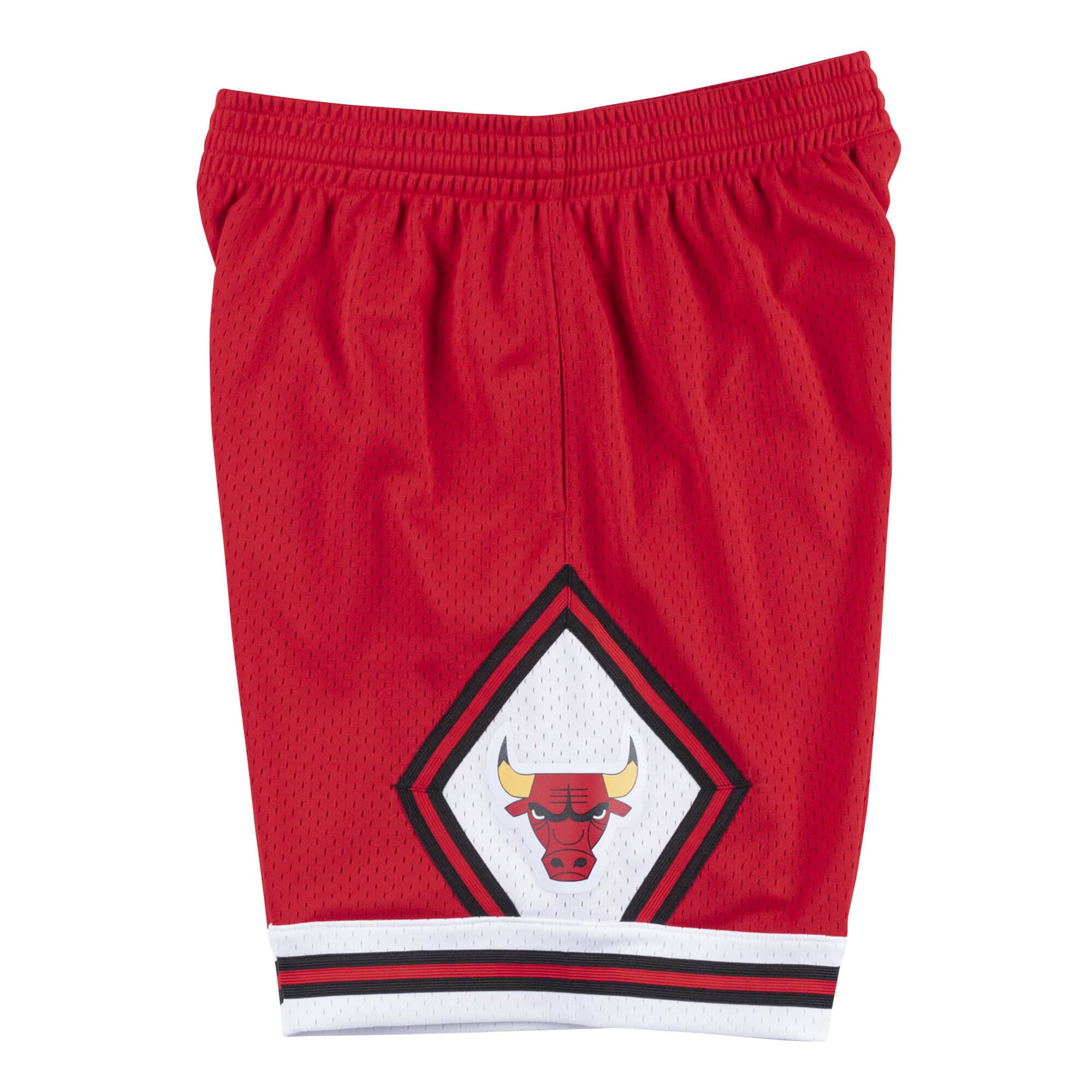 Men's Chicago Bulls Mitchell & Ness Red 1975-76 Hardwood Classics Swingman Shorts
