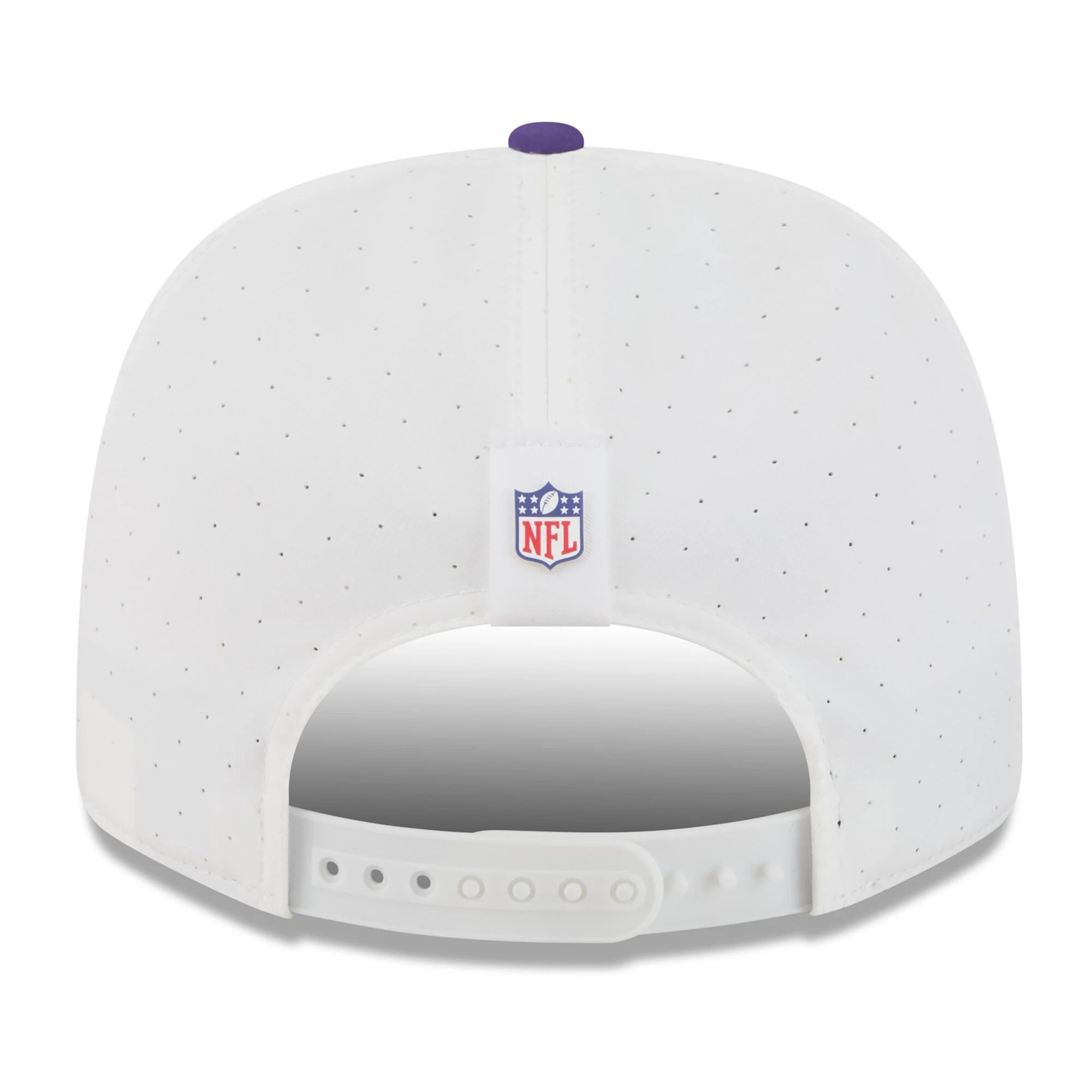 Men's Minnesota Vikings New Era White/Purple 2025 NFL Training Camp 9SEVENTY Adjustable Hat