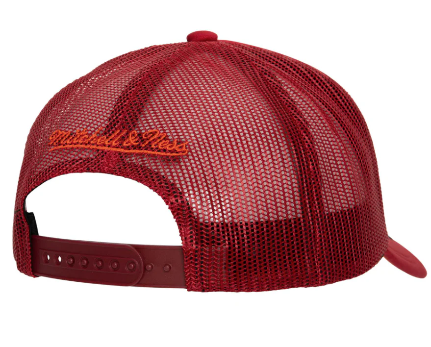 Mens Miami Heat NBA Puff The Magic Trucker HWC Mitchell & Ness Snapback Hat