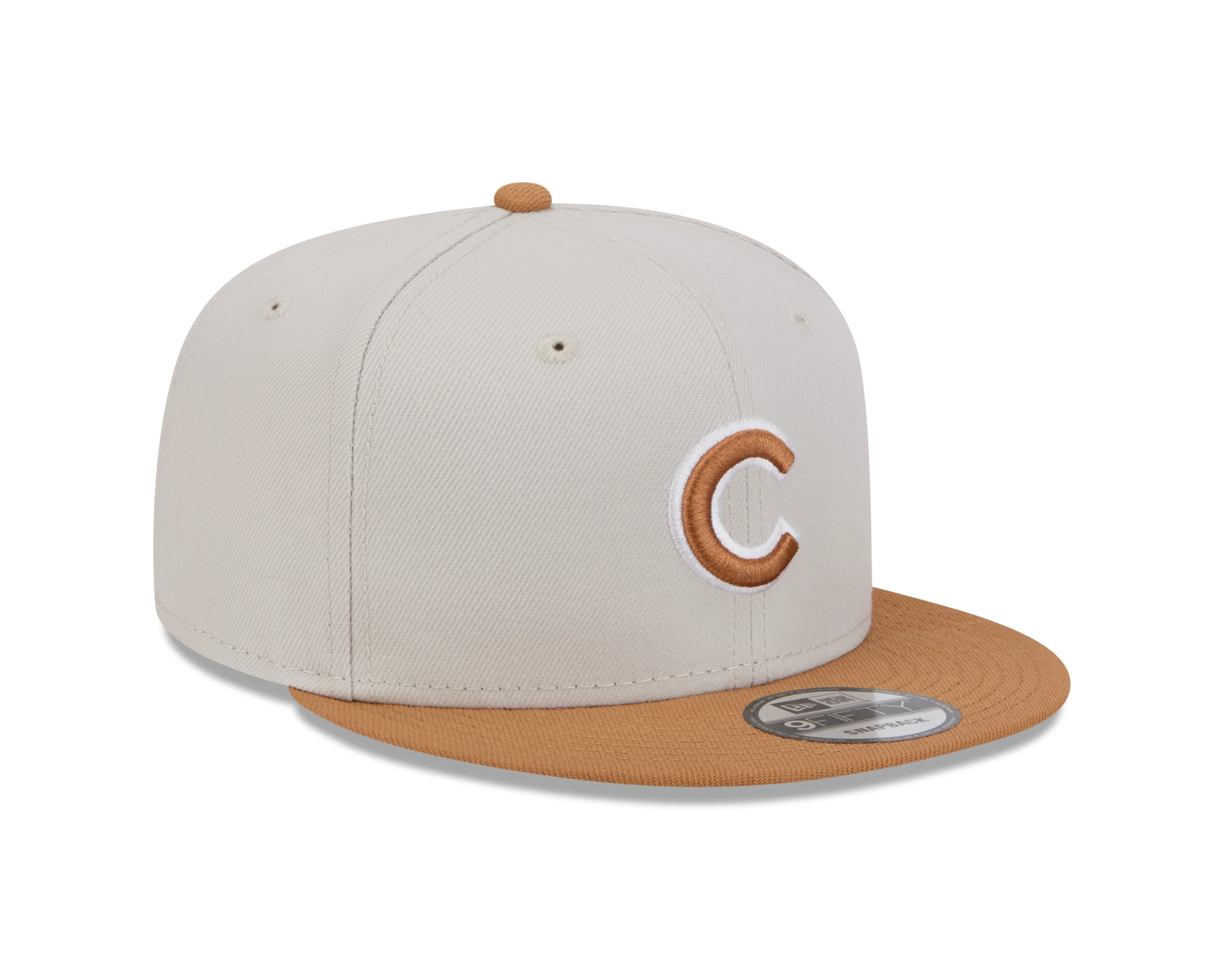 Chicago Cubs New Era Primary 2 Tone Stone/Bronze 9FIFTY Snapback Hat