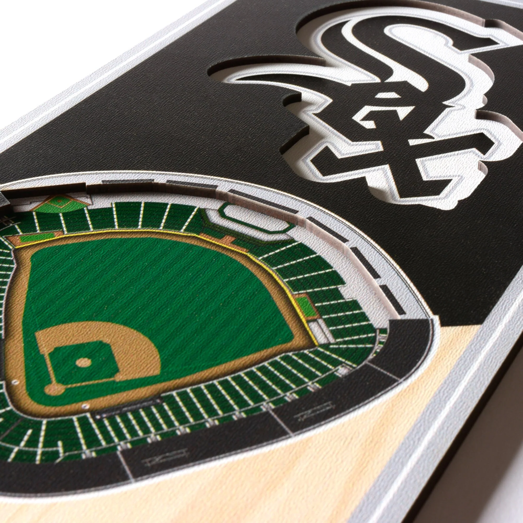 Chicago White Sox 6'' x 19'' 3D StadiumView Banner