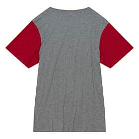 Youth Kansas City Chiefs Mitchell and Ness Gray/Red Colorblock T-Shirt