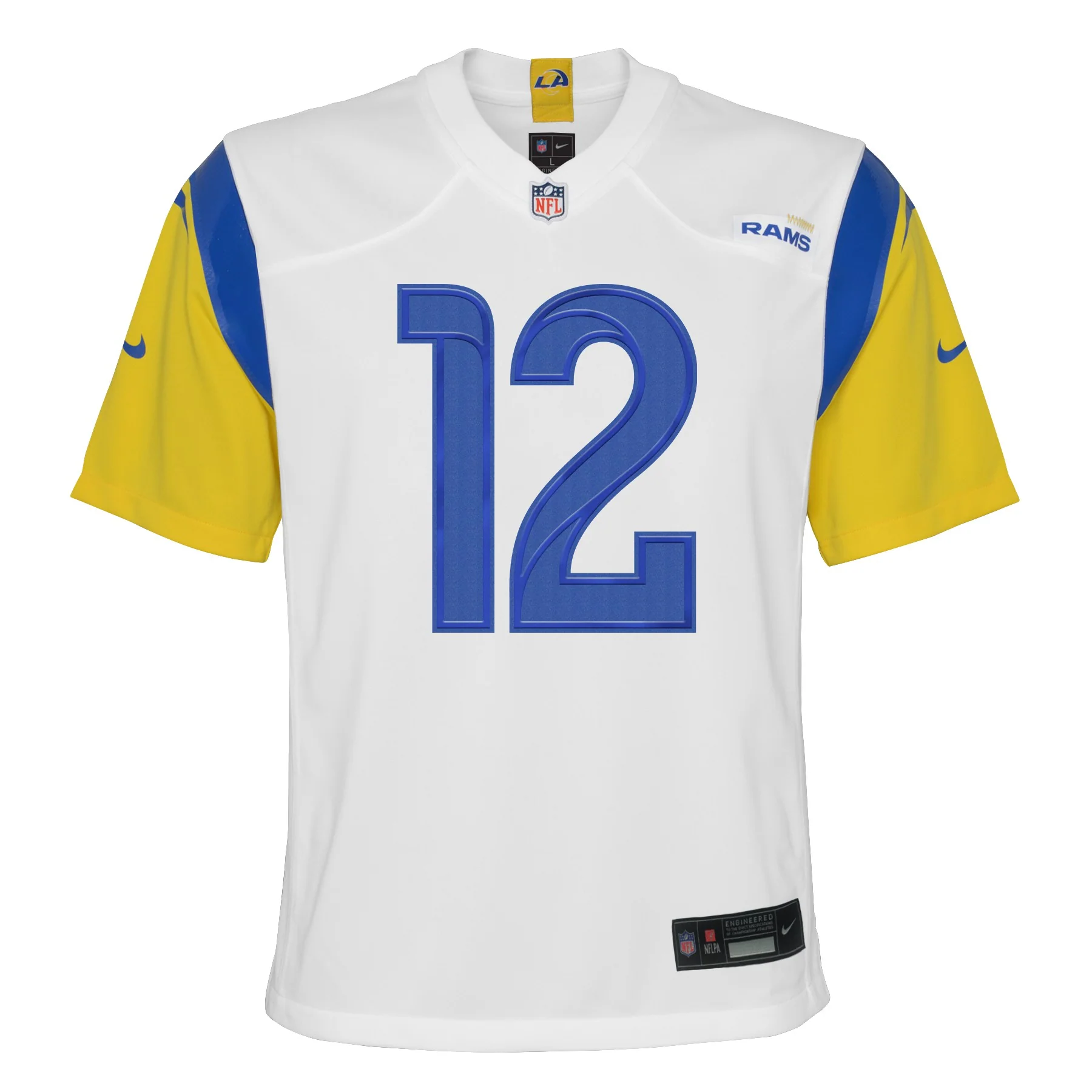 Youth Los Angeles Rams Puka Nacua Nike White Alternate Game Jersey