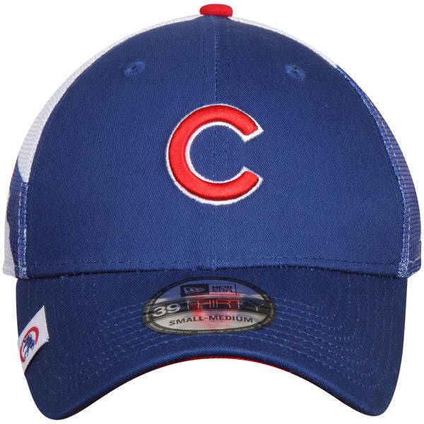 Chicago Cubs Logo Wrapped 39THIRTY Flex Fit Cap
