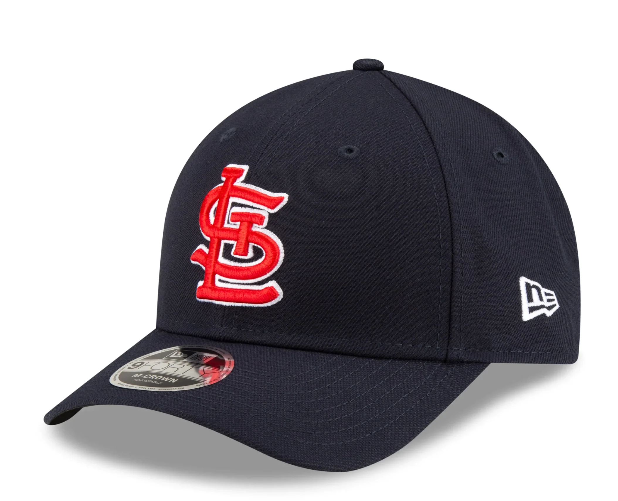St. Louis Cardinals Navy Blue Alternate New Era Player Replica M-Crown 9FORTY Adjustable Hat