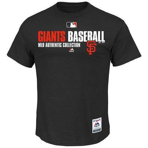 MLB Men's San Francisco Giants Black Authentic Collection Team Favorite T-Shirt
