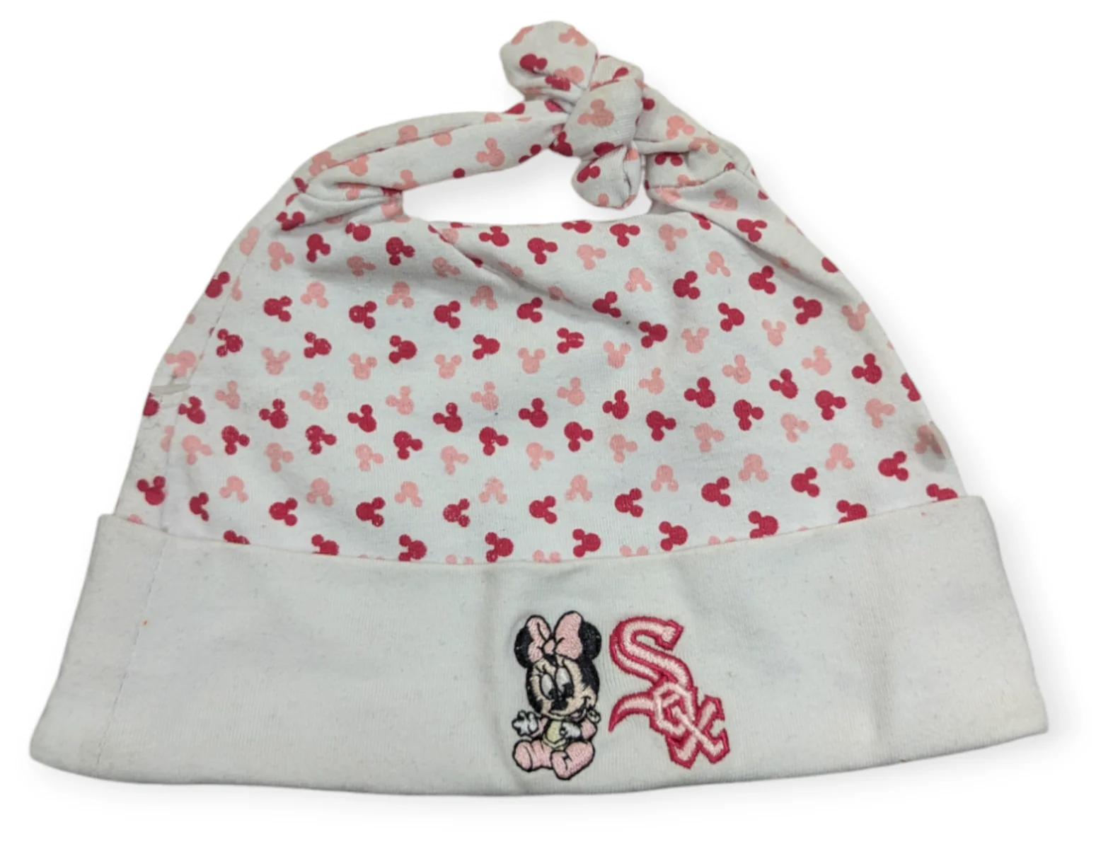 Infant Chicago White Sox Disney Minnie Mouse New Era Newborn Knit Hat