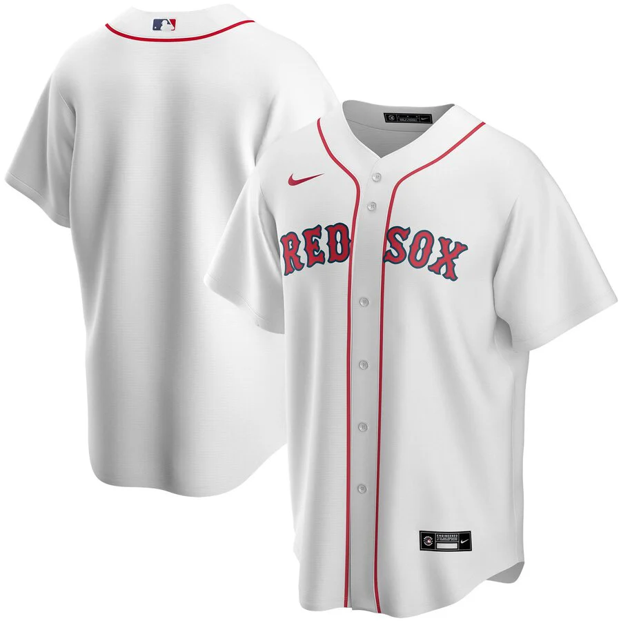 Men's Boston Red Sox Nike White Home Replica Team Jersey