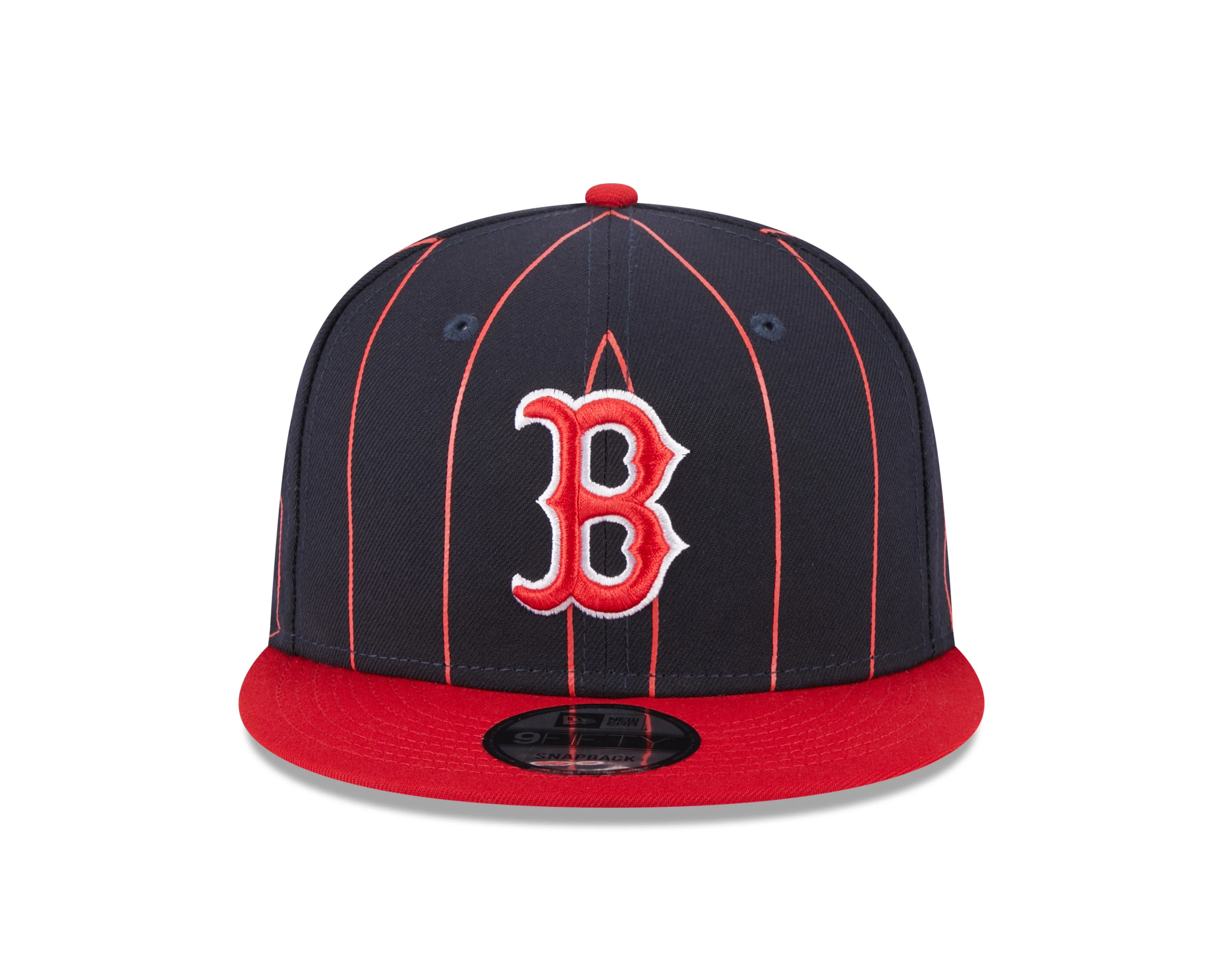 Boston Red Sox Navy/Red Vintage New Era 9FIFTY Snapback Hat