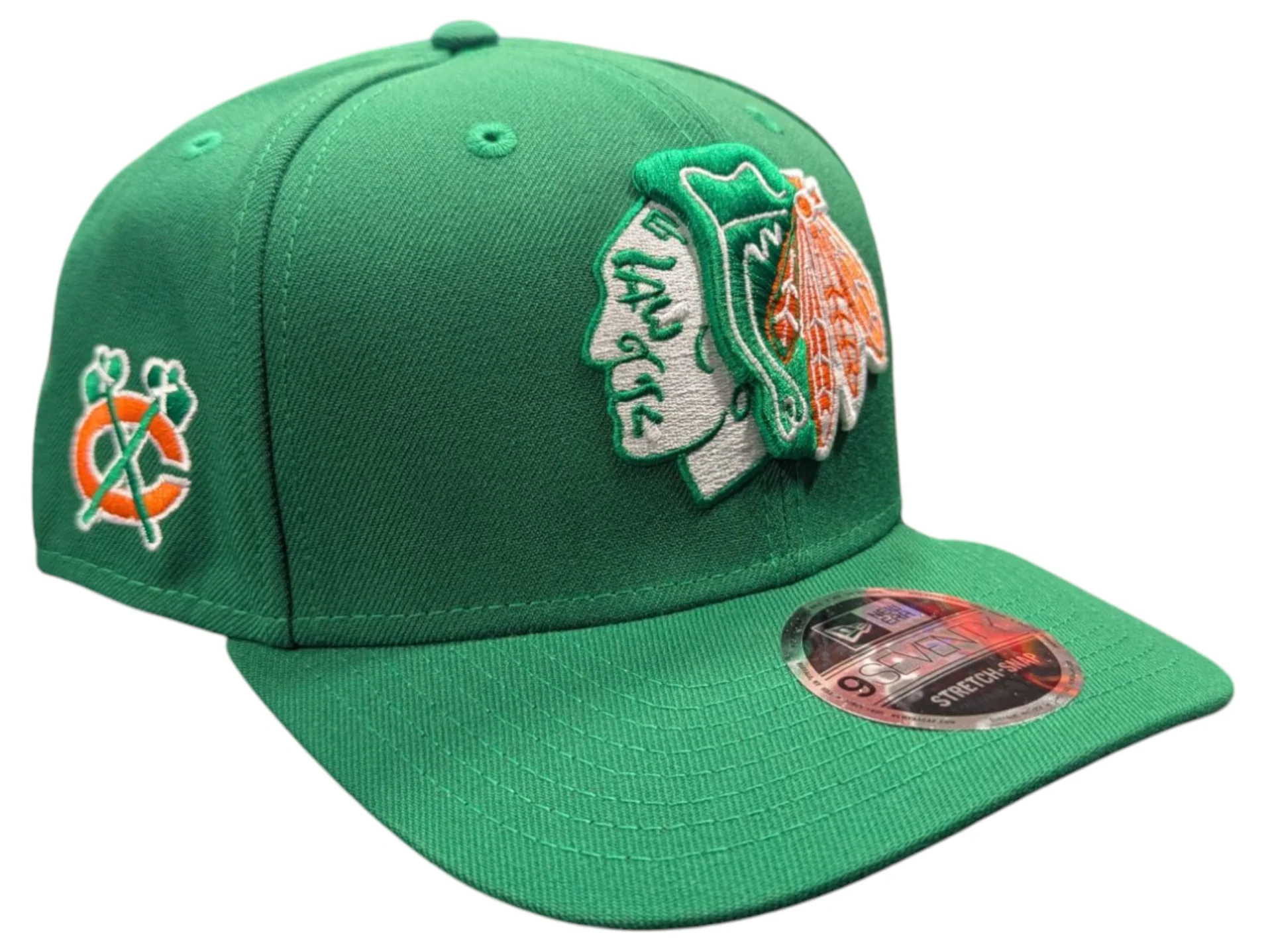 Chicago Blackhawks New Era NHL Kelly Green 9SEVENTY Adjustable Hat