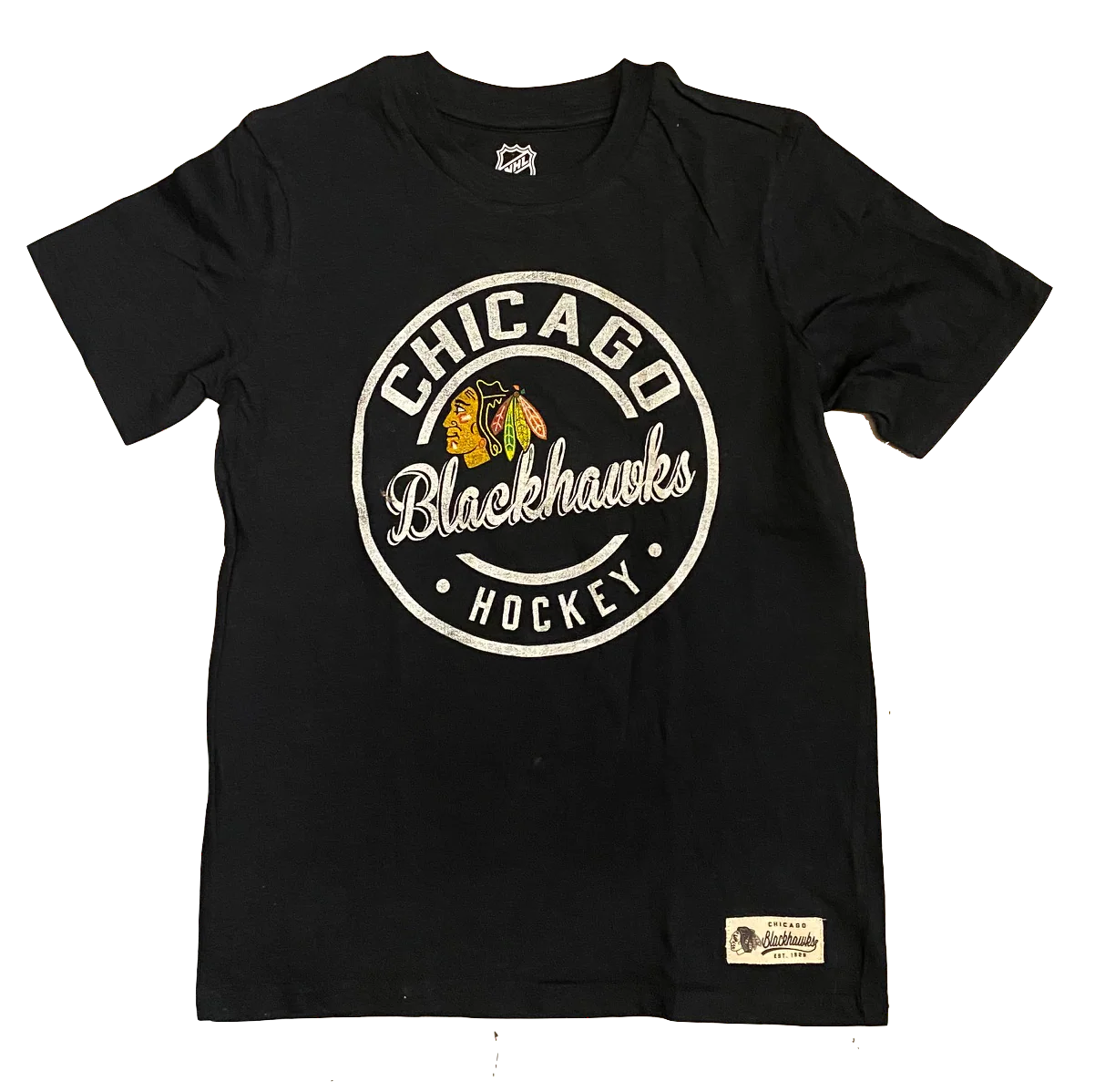 Youth Chicago Blackhawks Heirloom Short Sleeve Legacy Collection Tee