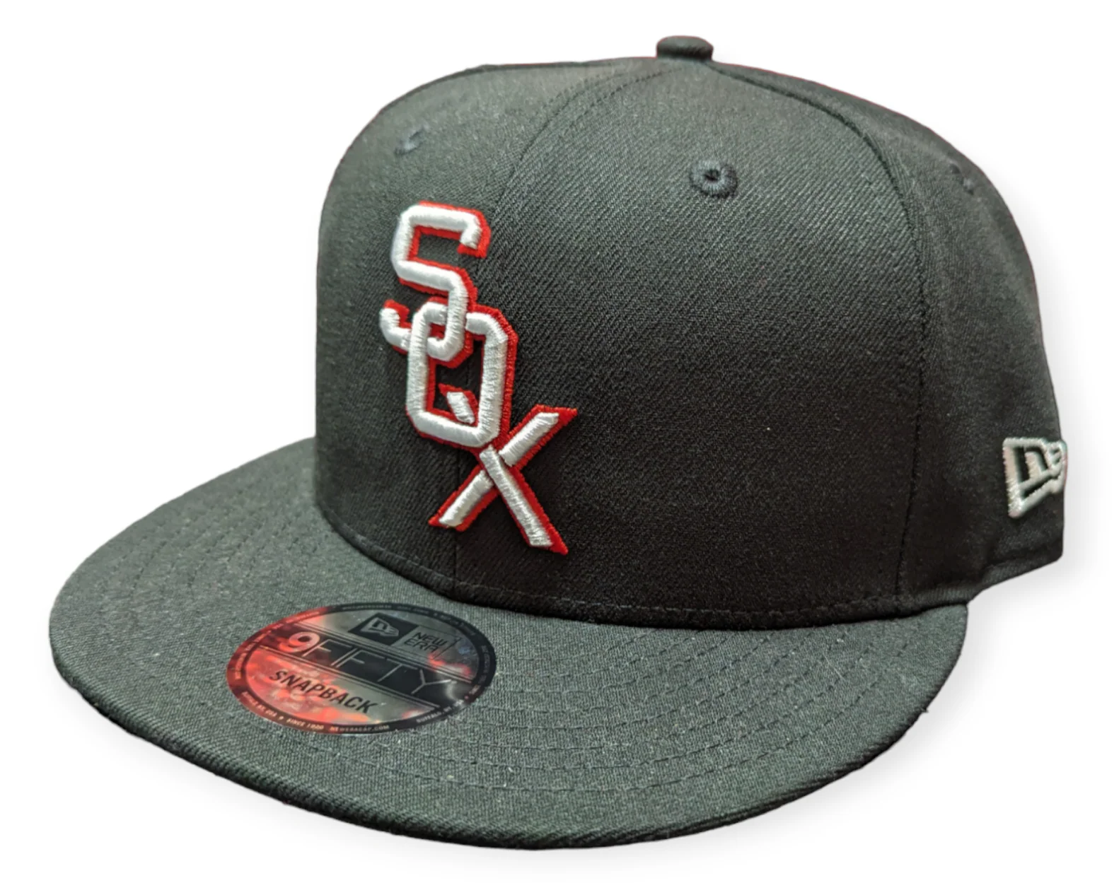 Chicago White Sox New Era Black 1959 9FIFTY Snapback Adjustable Hat