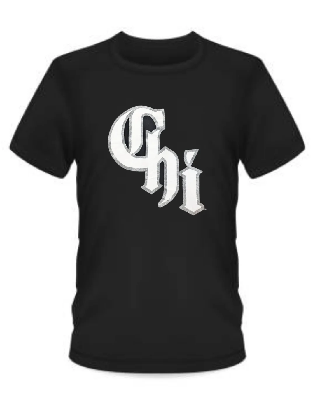 Men's Chicago White Sox City Connect CHI Black New Era Tee