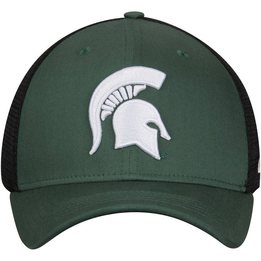 Michigan State Spartans Nike AeroBill Classic 99 Mesh Back Flex Hat - Green/Black