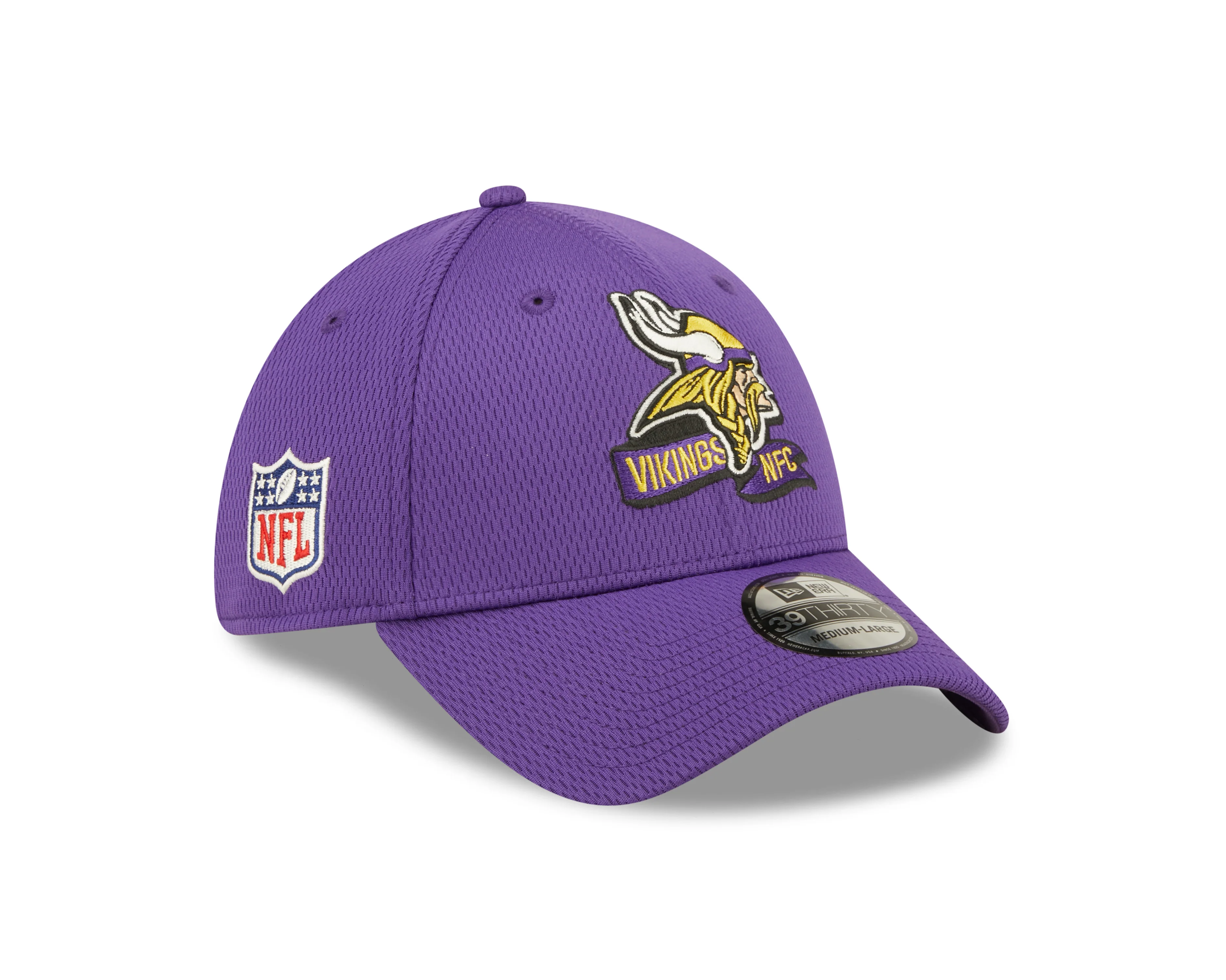 Men's Minnesota Vikings New Era Purple 2022 Sideline Coaches 39THIRTY Flex Hat