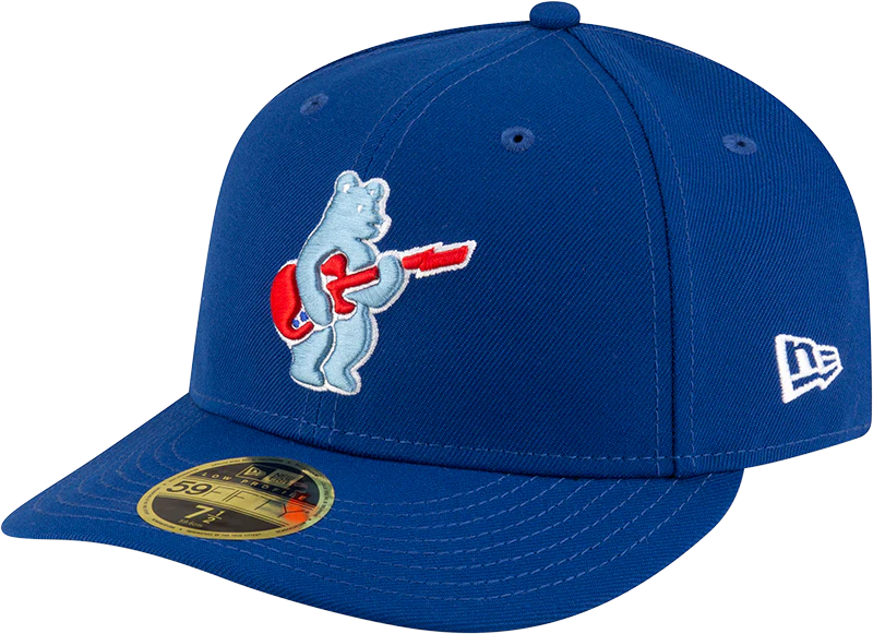 Men's Chicago Cubs New Era Royal Alternate Low Profile Guitar Bear BP 59FIFTY Fitted Hat