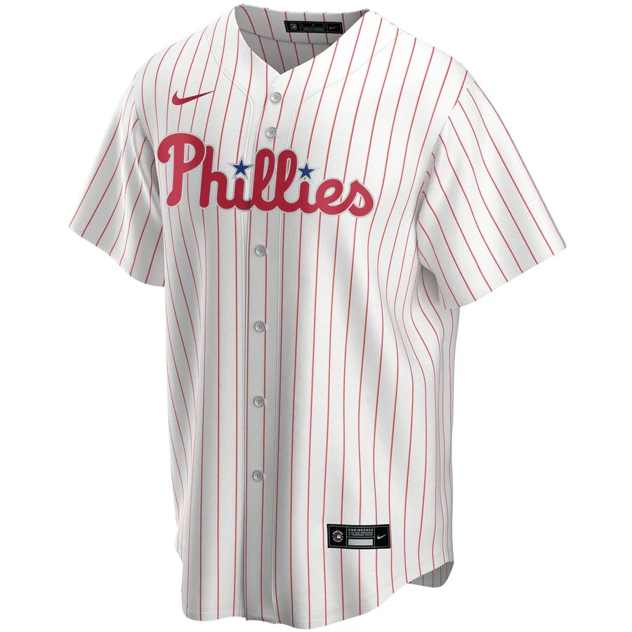 Men's Philadelphia Phillies Bryce Harper Nike White Home Replica Player Jersey