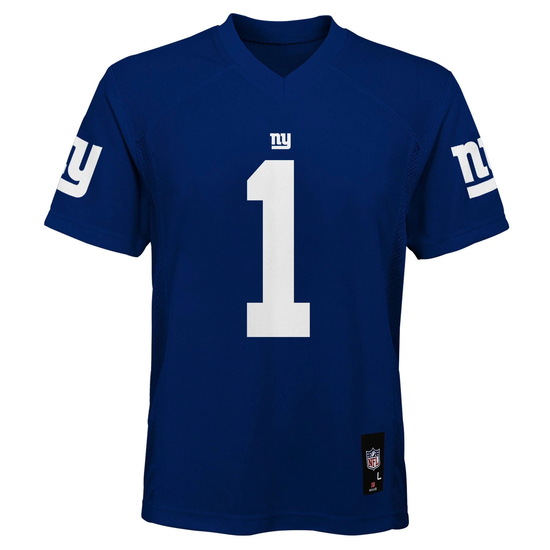 Youth New York Giants Malik Nabers Royal Blue Mid-Tier Player Jersey
