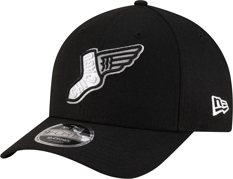 Chicago White Sox New Era 2025 City Connect Black Team Color 9FORTY M-Crown Adjustable Hat