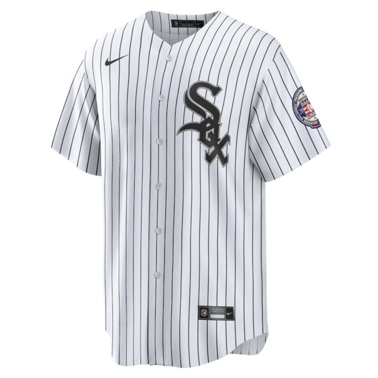 Men's Minnie Minoso Chicago White Sox Nike Hall of Fame Patch White Home Replica Jersey