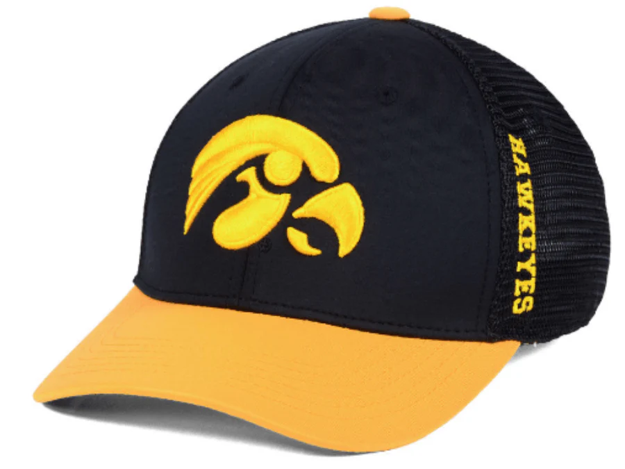 Mens Iowa Hawkeyes Chatter One Fit Flex Fit Hat By Top Of The World