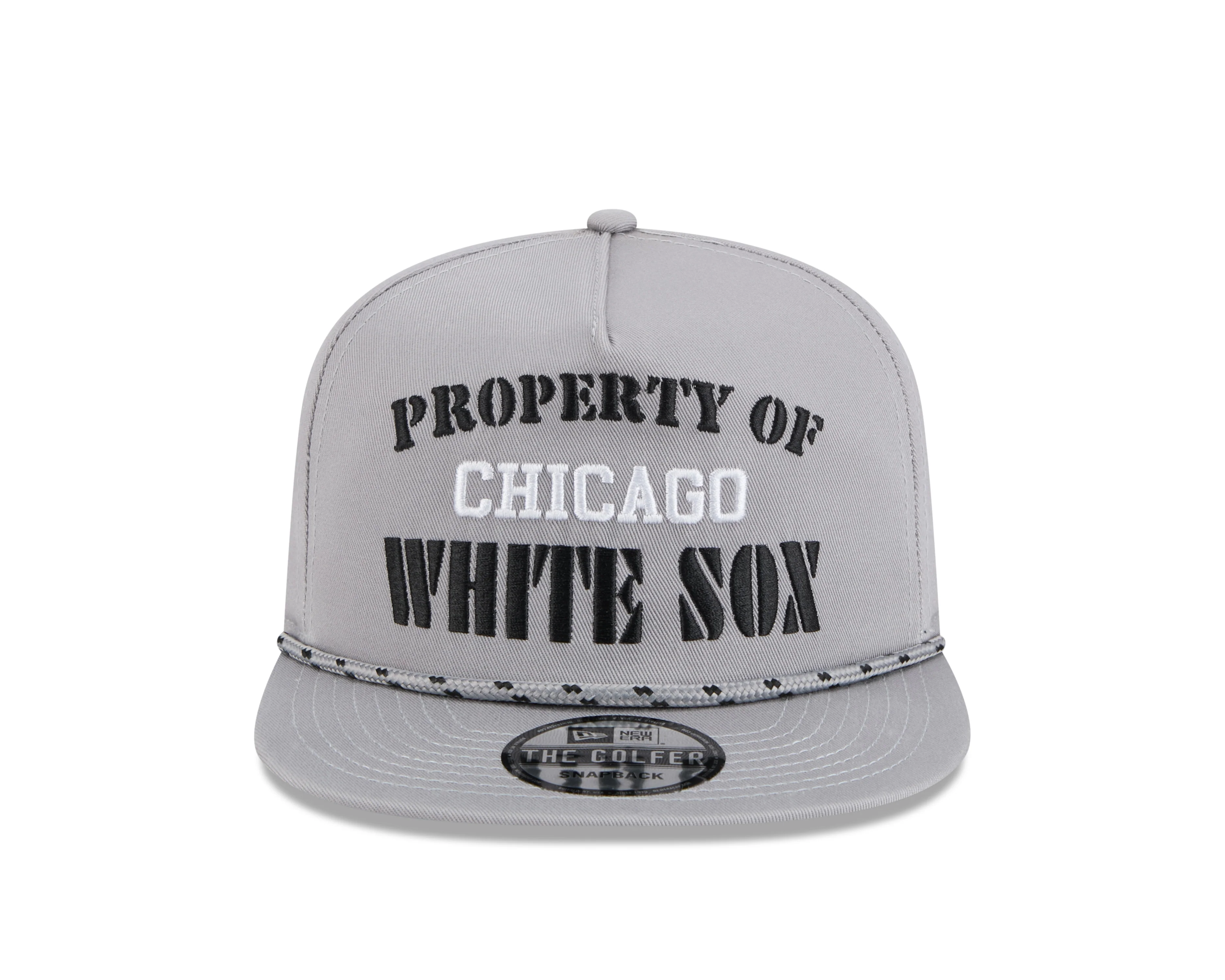 Chicago White Sox New Era Gray Vintage The Golfer Snapback Hat
