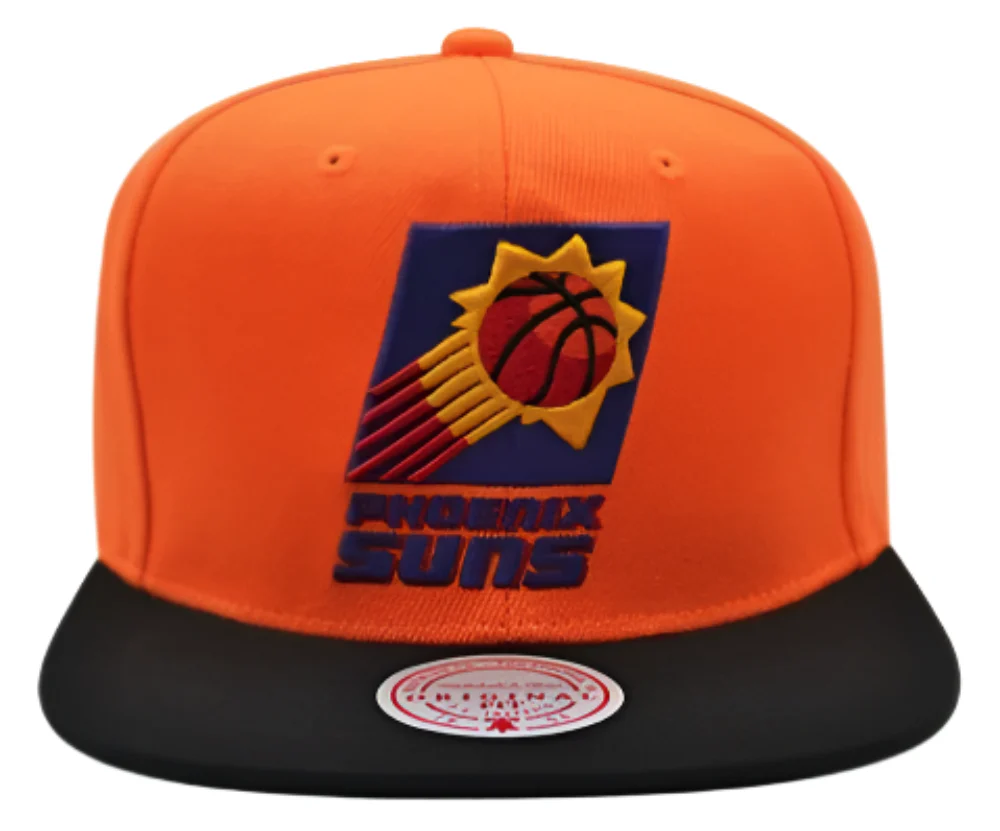 Men's Mitchell & Ness Phoenix Suns Basic Core Orange/Black Adjustable Snapback Hat