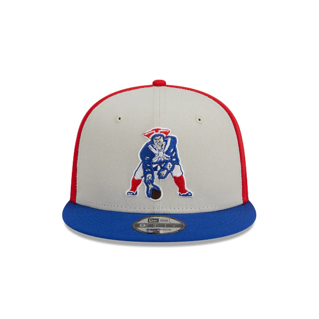 Men's New England Patriots Historic Team Color NFL 9FIFTY Snapback Adjustable Hat