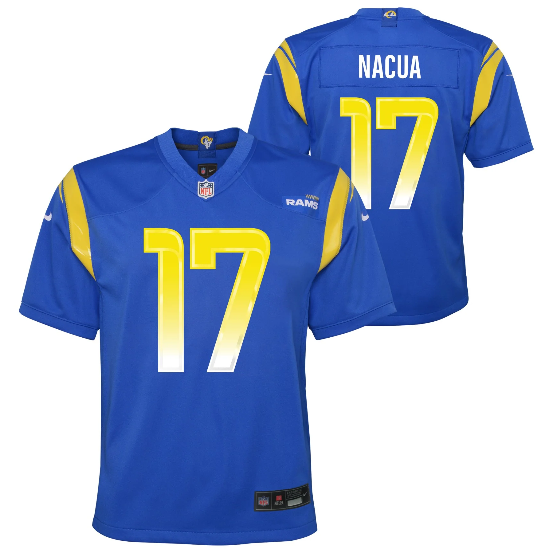 Youth Los Angeles Rams Puka Nacua Nike Royal Blue 