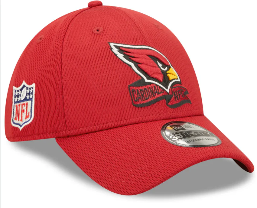 Men's Arizona Cardinals New Era Cardinal Red 2022 Sideline Coaches 39THIRTY Flex Hat