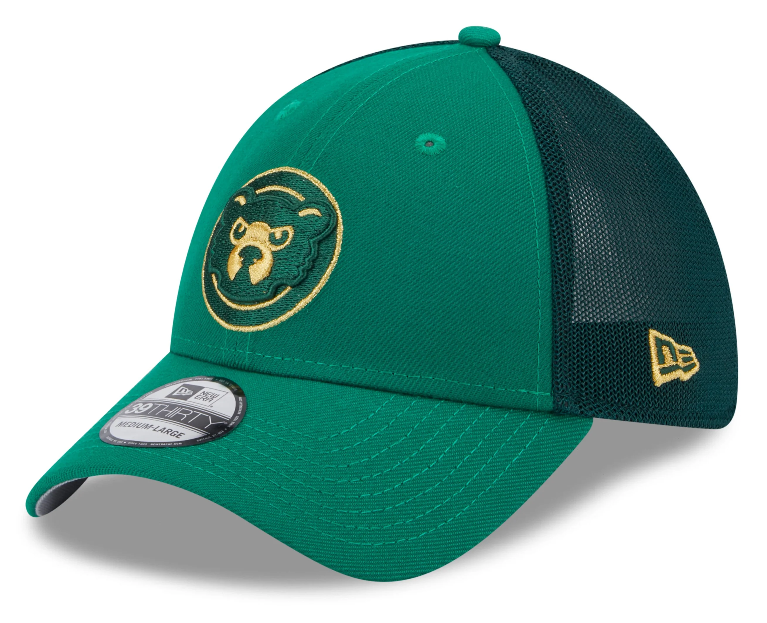 Men's Chicago Cubs New Era Kelly Green 2023 St Patrick's Day 39THIRTY Flex-Fit Hat