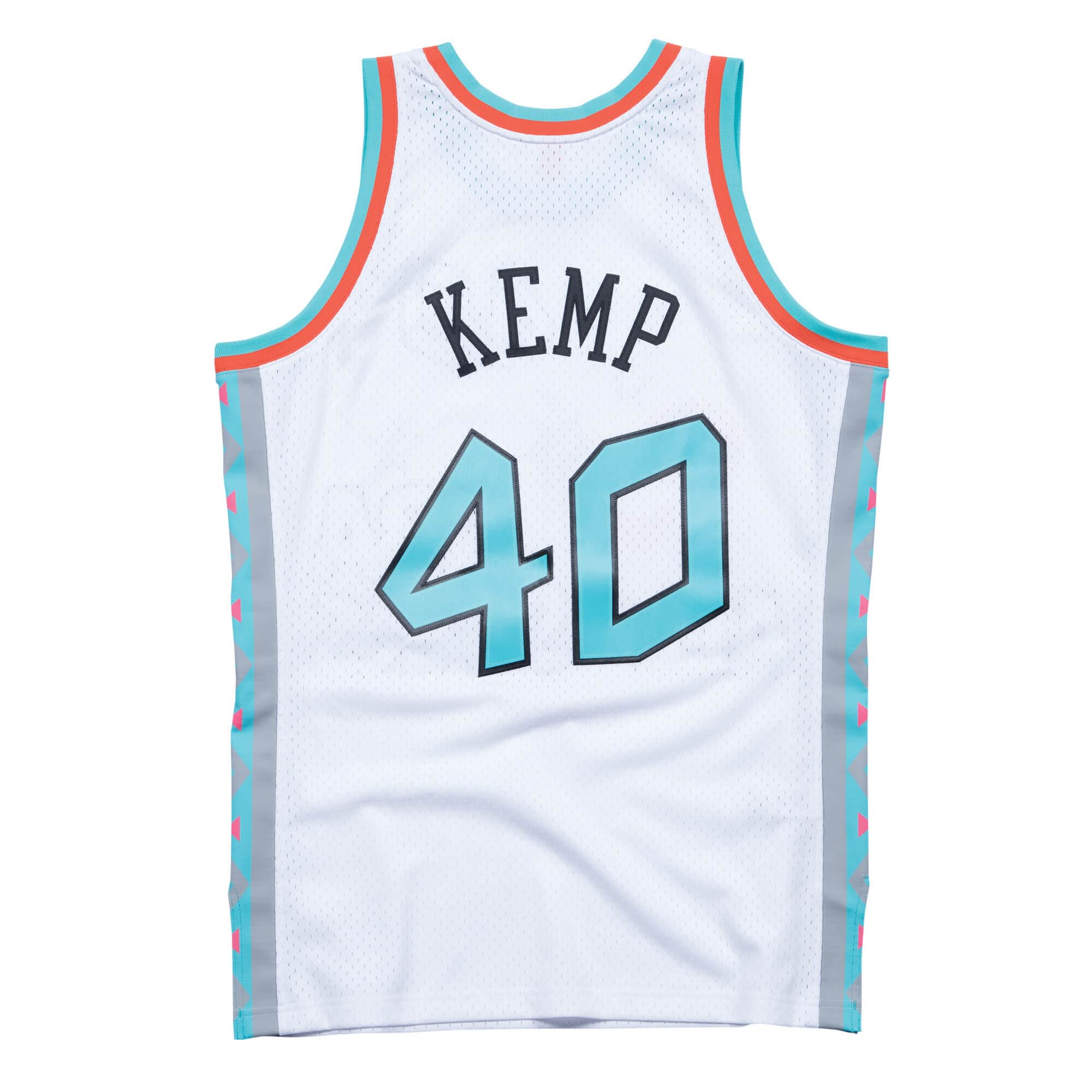 Men's Shawn Kemp All-Star West Mitchell & Ness 1996 White NBA Swingman Hardwood Classics Jersey