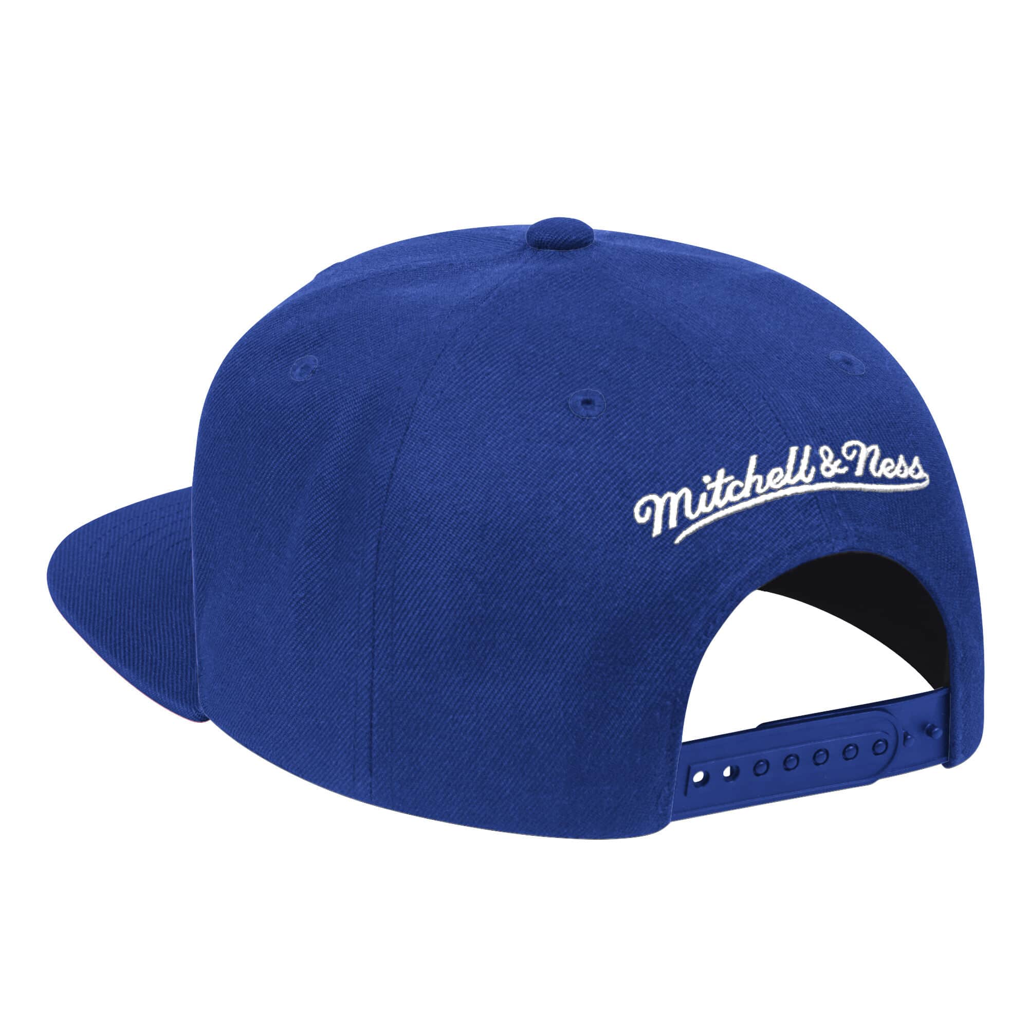 Mens NBA Philadelphia 76ers Royal Team Ground Snapback Hat By Mitchell And Ness