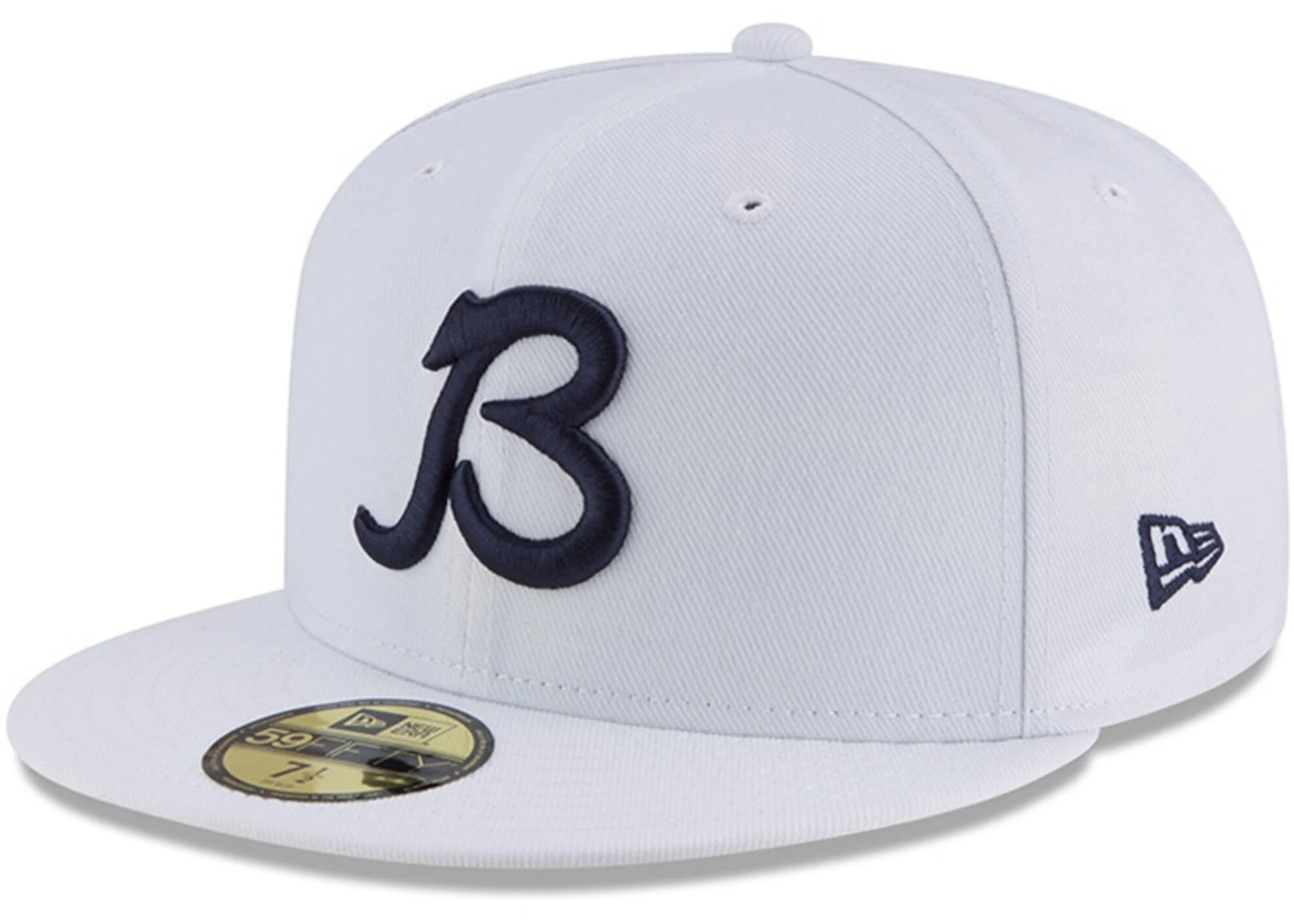 Chicago Bears New Era Optic White Grisiron Traditions B 59FIFTY Fitted Hat