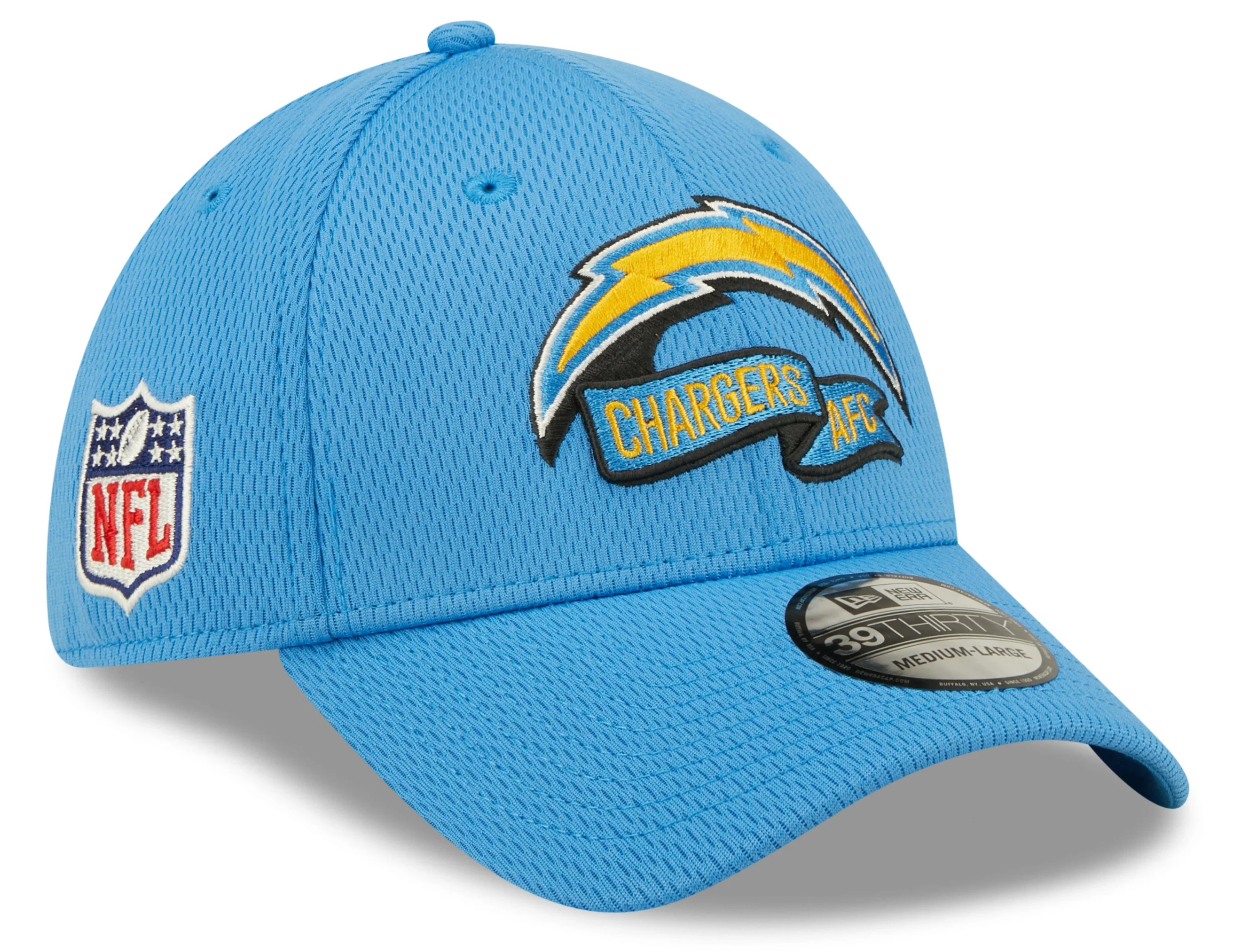 Men's Los Angeles Chargers New Era Blue 2022 Sideline Coaches 39THIRTY Flex Hat