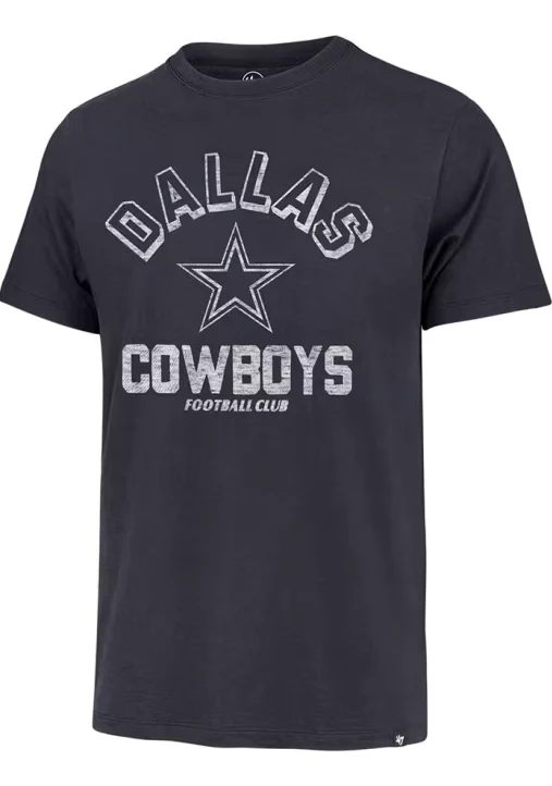 Men's '47 Dallas Cowboys Navy Blue Retrograde Franklin Tee