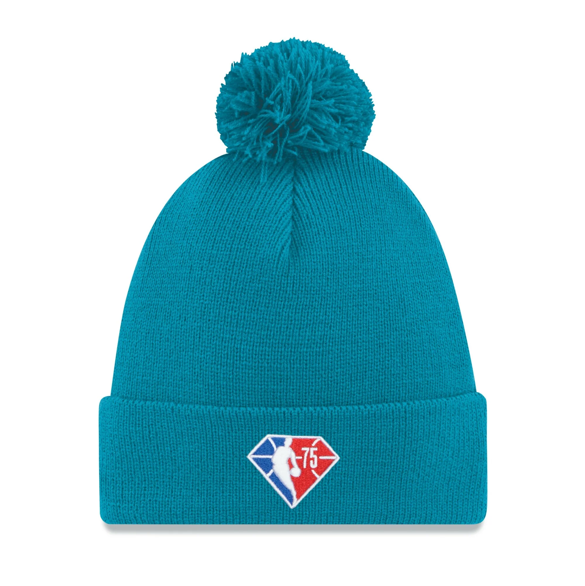 San Antonio Spurs '21 NBA City Edition New Era Teal Alternate Cuffed Knit Hat