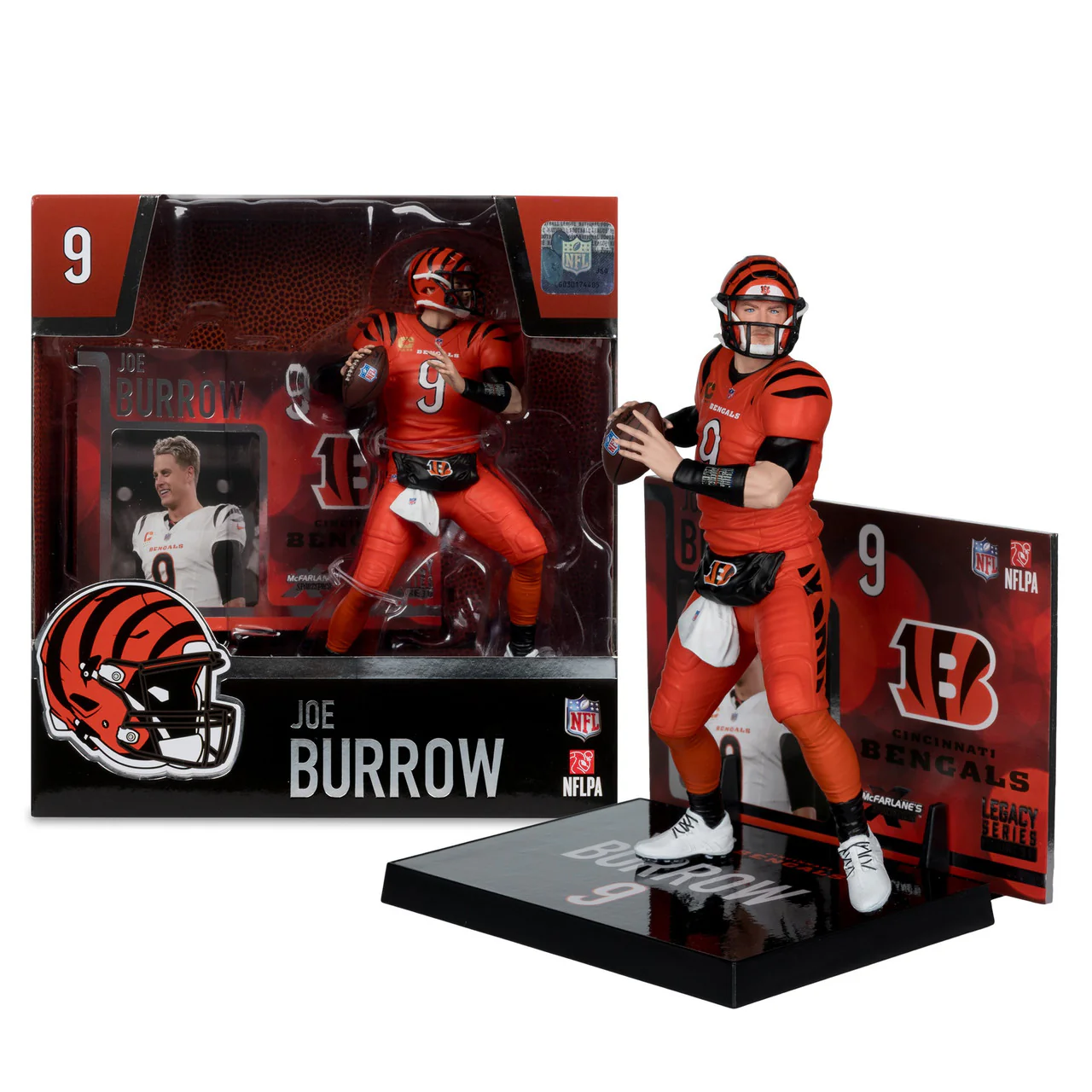 Joe Burrow Cincinnati Bengals Sportspicks Legacy Series McFarlane Figure