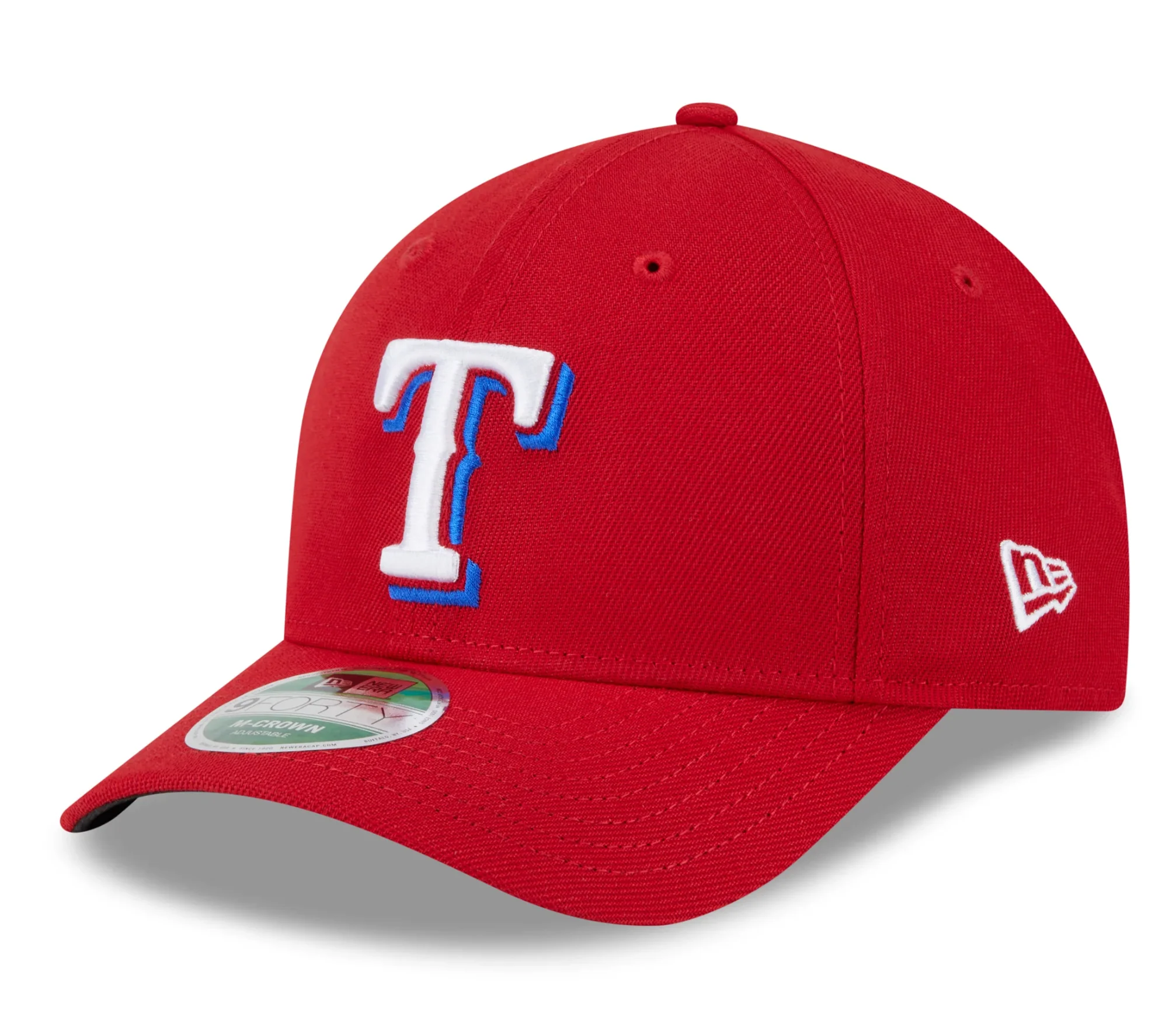 Texas Rangers Red Alternate New Era Player Replica M-Crown 9FORTY Adjustable Hat
