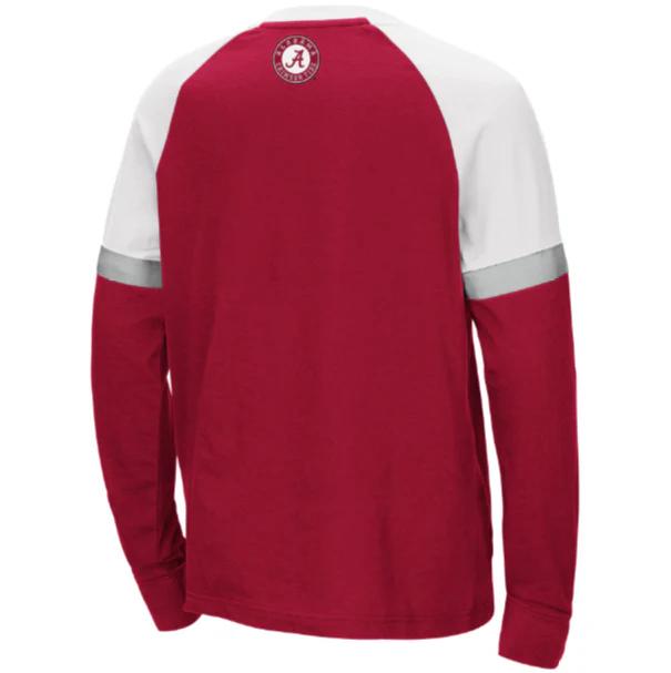 Alabama Crimson Tide Colosseum Youth Ollie Long Sleeve Raglan T-Shirt