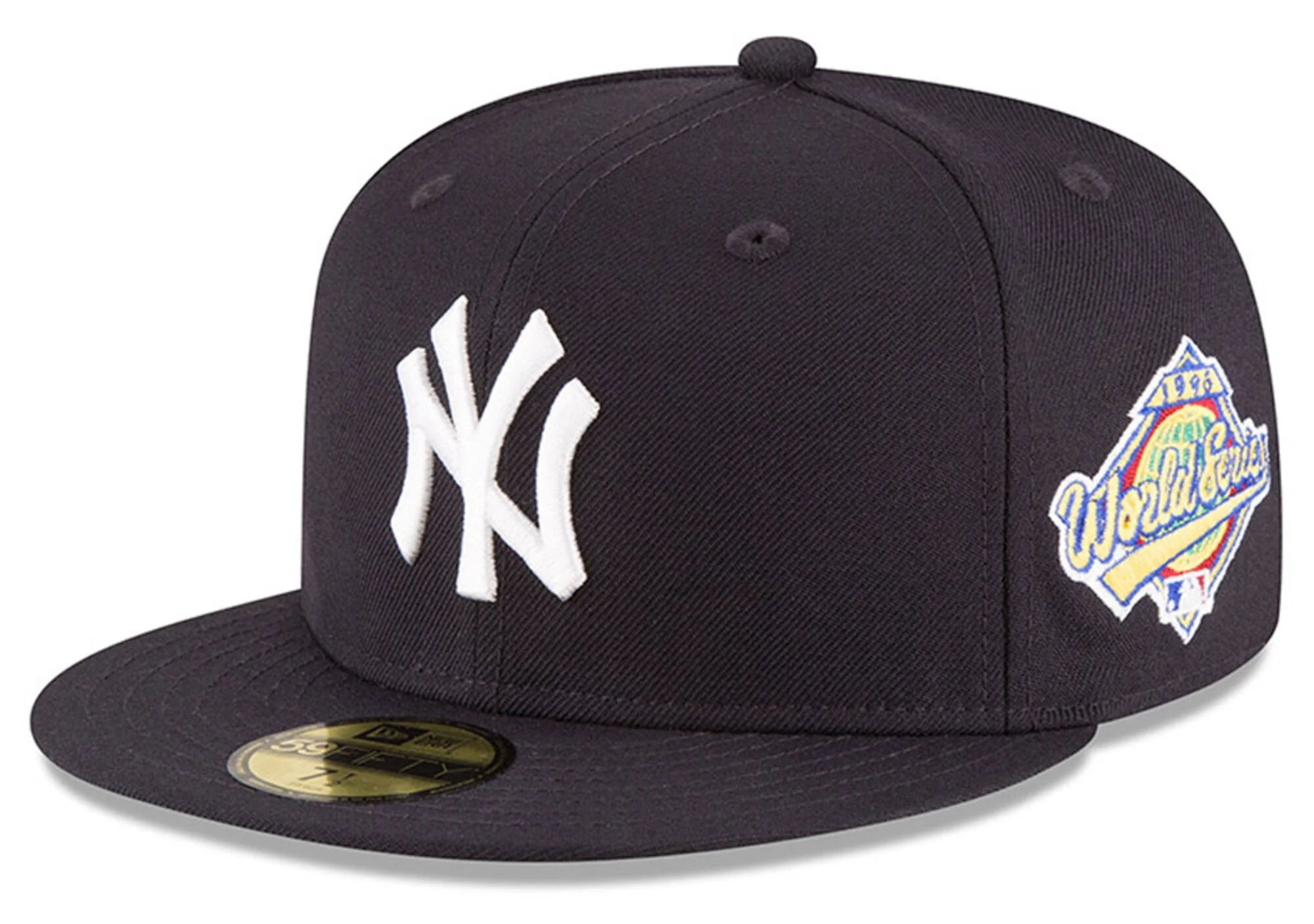 New York Yankees New Era 1996 World Series Wool 59FIFTY Fitted Hat - Navy