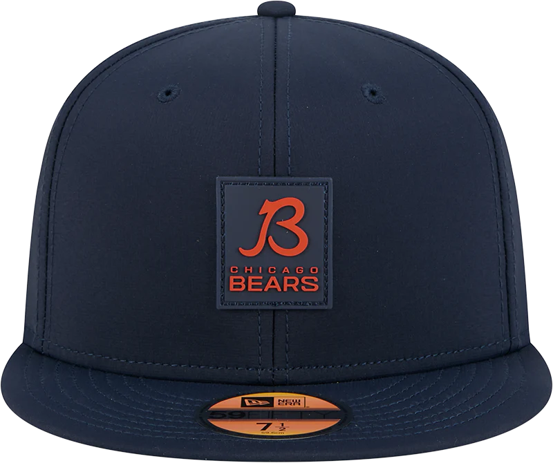 Men's Chicago Bears New Era Navy 2025 Sideline B 59FIFTY Fitted Hat